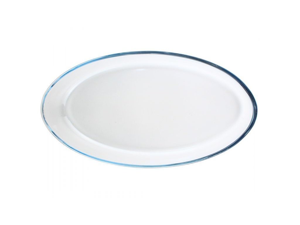 Skleněná oválná forma na pečení