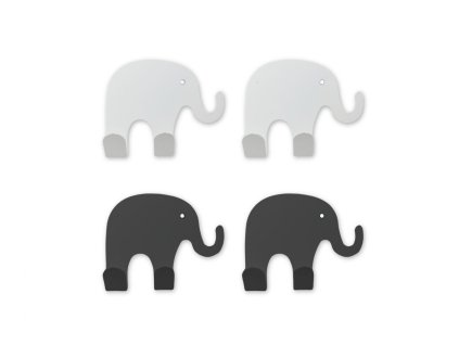 Samolepící háčky - slon 2ks