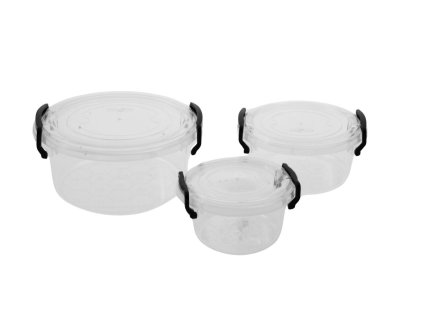 Dóza na potraviny 3ks - 250ml,550ml,1l