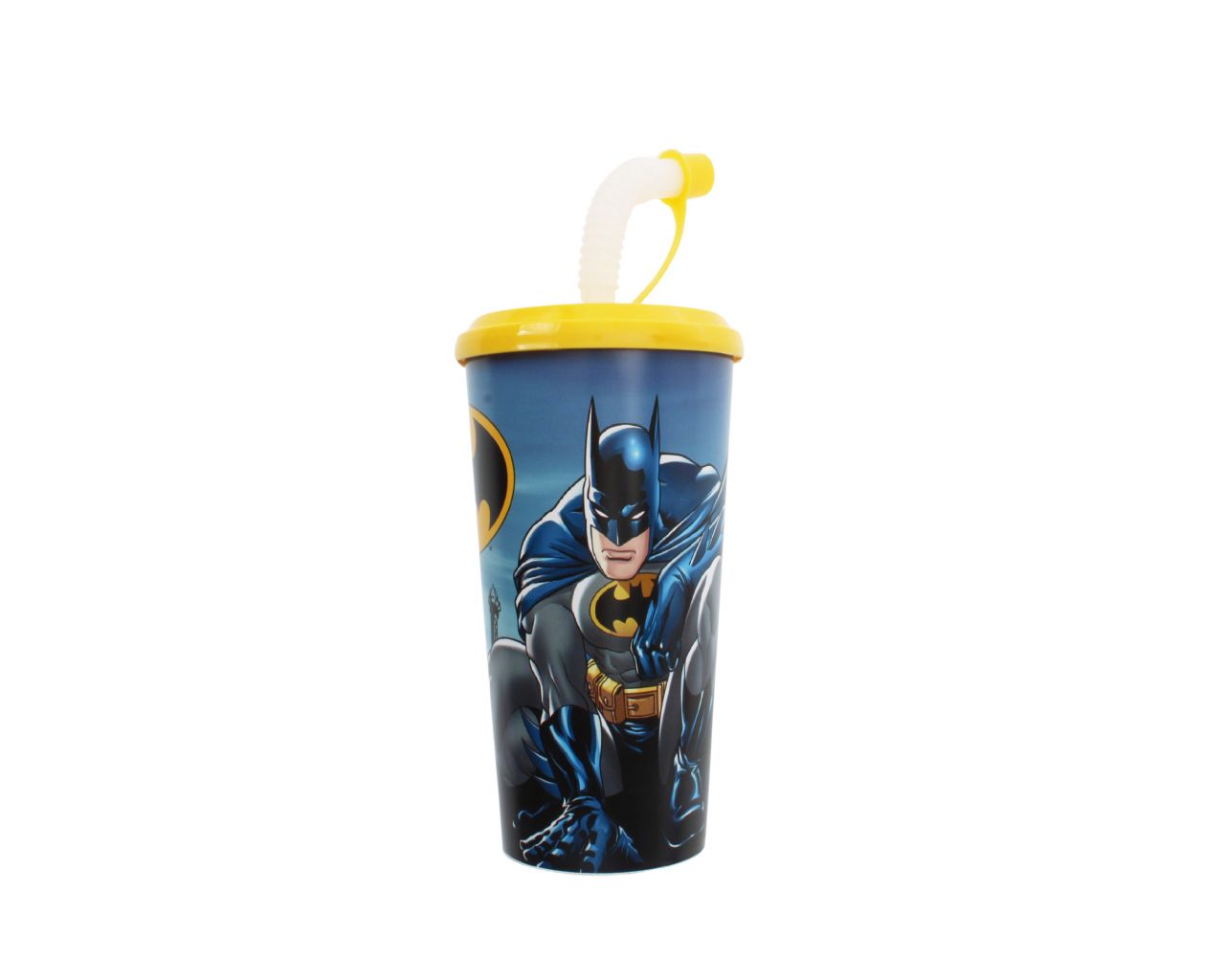 Fotografie Kelímek s brčkem 400ml - Batman