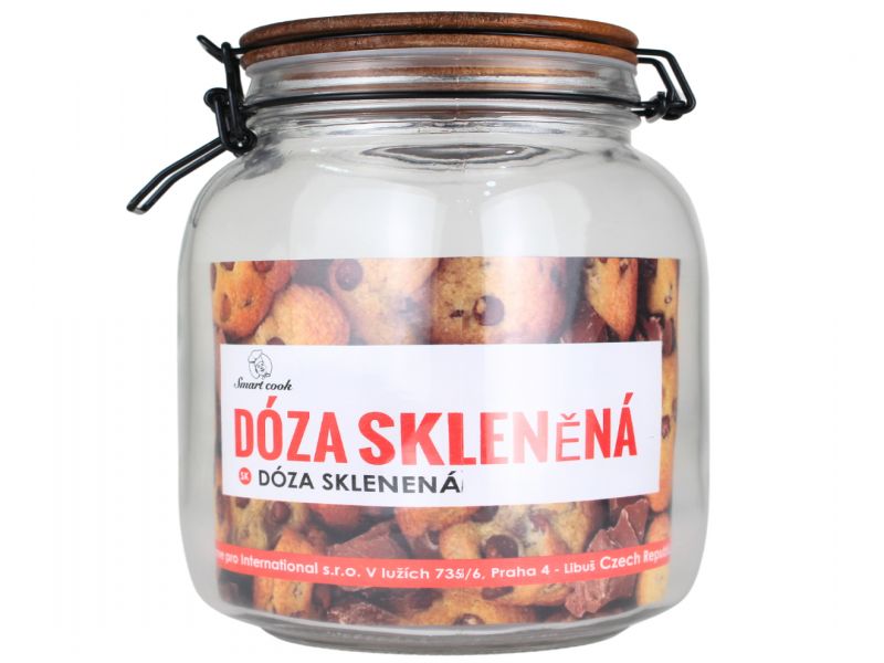 Dóza skleněná 1,5l