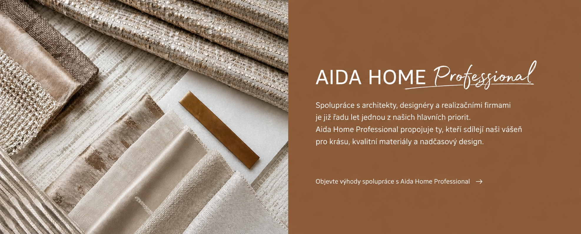 Spolupráce s architekty, designéry a realizačními firmami
