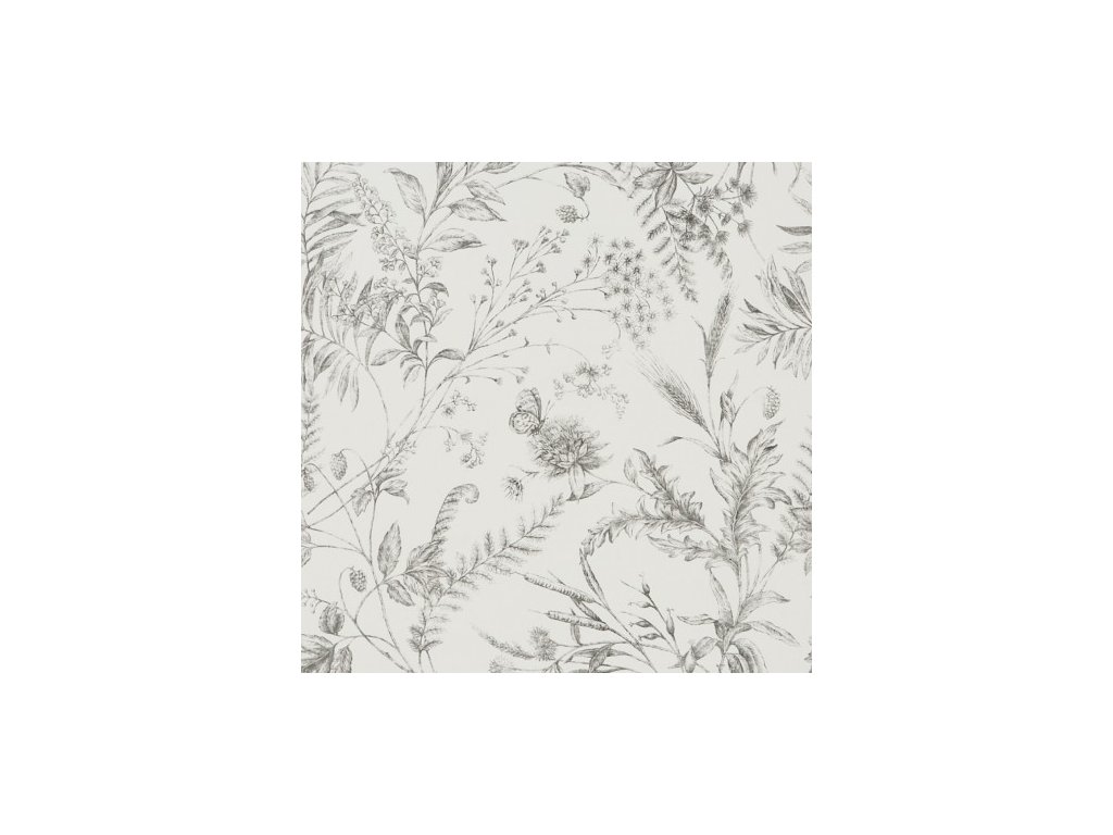 Fern Toile Natural, Ivory and White Wallpaper PRL710 03