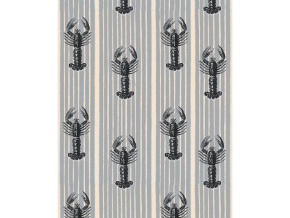 mediterranean lobsters light grey 52x52cm wp30059