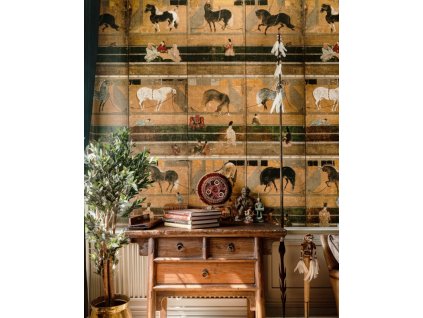 horse stable wallpaper 156x300cm wp20650 3