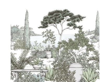 A L'OMBRE DES PINS M VERT EUCALYPTUS 300x280