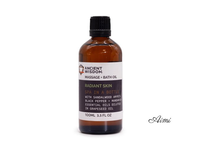 Kúpeľový a Masážny Olej - Santalové Drevo - 100ml (Varianta Santalové Drevo  - 100ml)