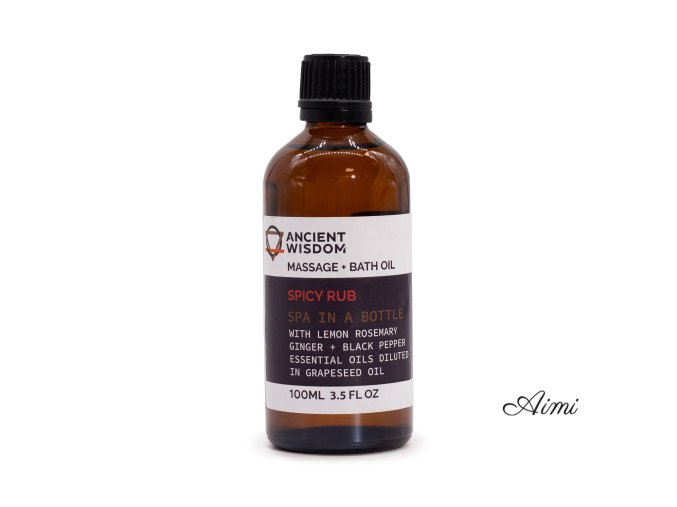 Kúpeľový a Masážny Olej - Korenistá Zmes - 100ml (Varianta Korenistá Zmes - 100ml)