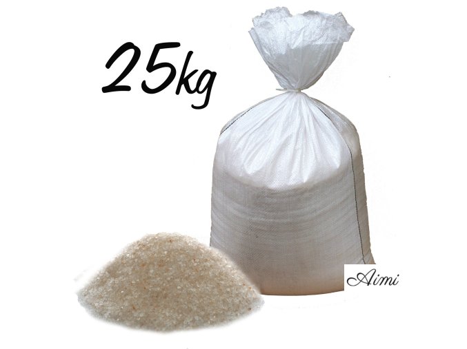 Ružová Himalájska Kúpeľová Soľ Hrubozrnná - Vrece 25 kg