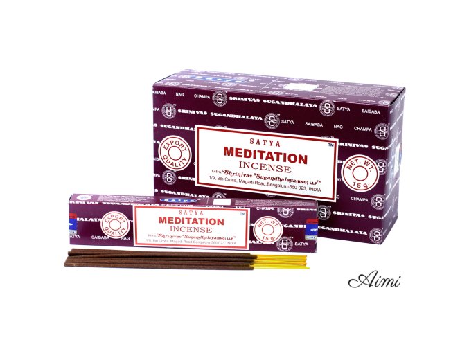 Satya Vonné Tyčinky 15g - Meditácia (Varianta Satya Vonné Tyčinky 15g - Meditácia)