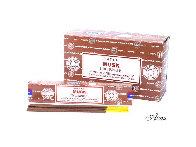 Satya Vonné Tyčinky 15g - Pižmo (Varianta Satya Vonné Tyčinky 15g - Pižmo)