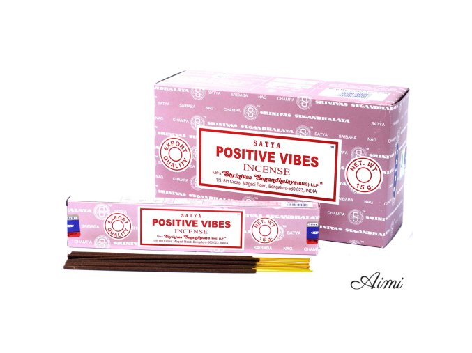 Satya Vonné Tyčinky 15g - Pozitívne Vibrácie (Varianta Satya Vonné Tyčinky 15g - Pozitívne Vibrácie)