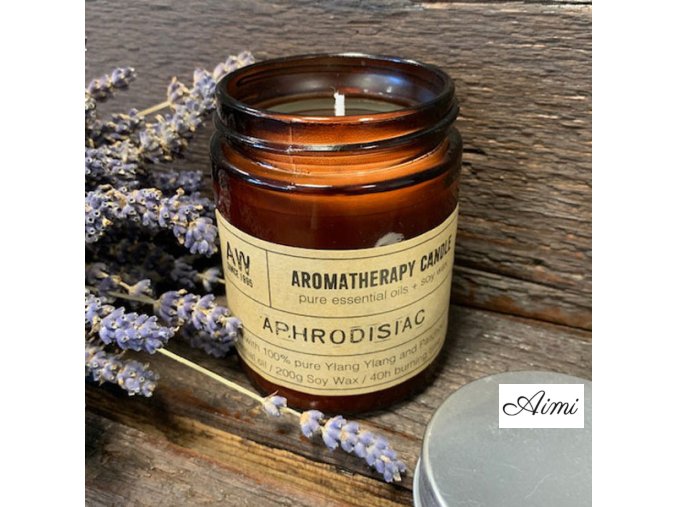 Aromaterapeutická Sójová Sviečka 200g - Afrodiziakum