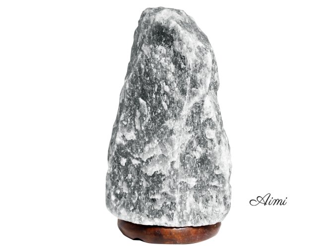 Sivá Himalájska Soľná Lampa - 1,5 - 2kg