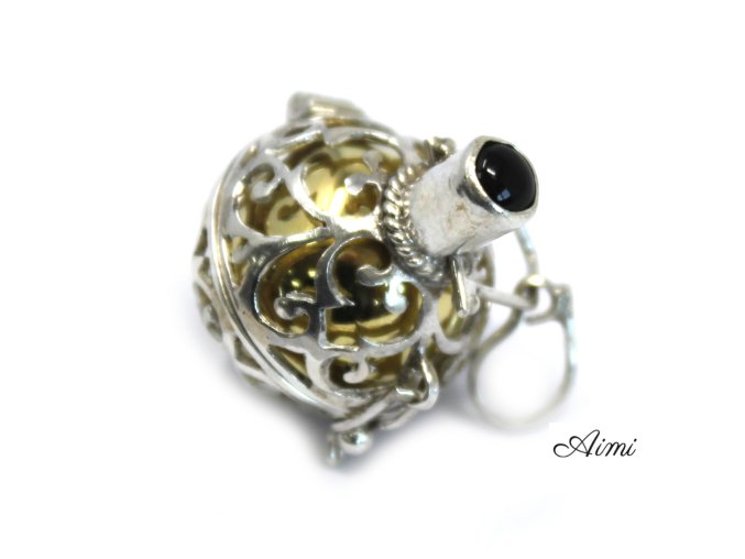 925 Strieborné Anjelské Zvončeky - Noc - 18mm (Varianta Noc - 18mm)