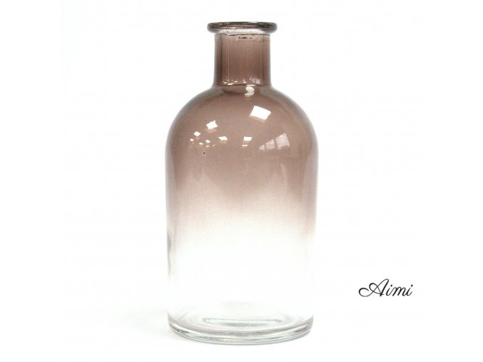 Oválna Antická Fľaša na Difúzor - Ombré - 250 ml