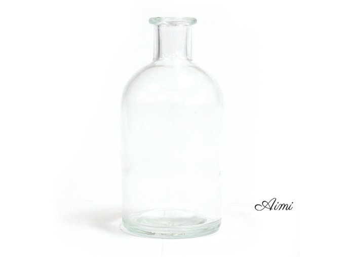 Oválna Antická Fľaša na Difúzor - Čistá - 250 ml (Varianta Čistá - 250 ml)