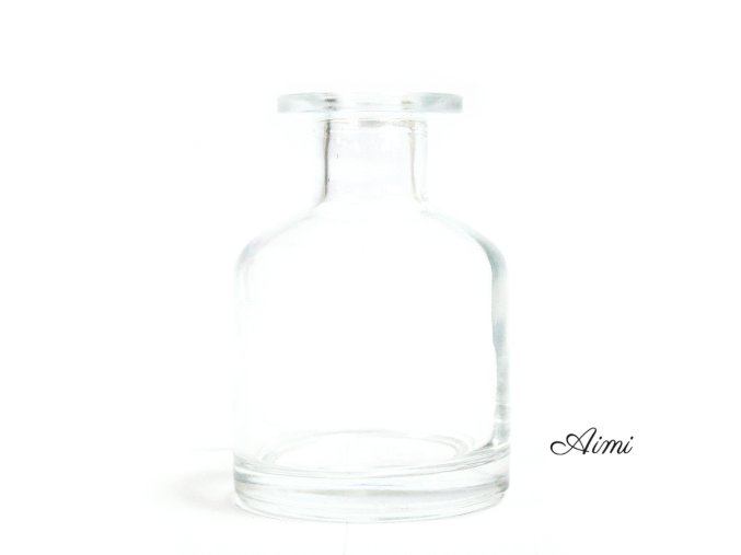 Oválna Alchymistická Fľaša na Difúzor - Čistá - 140 ml (Varianta Čistá - 140 ml)