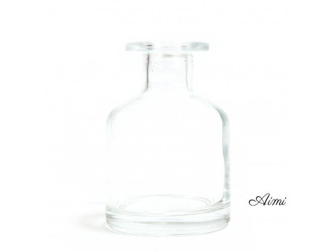 Oválna Alchymistická Fľaša na Difúzor - Čistá - 140 ml
