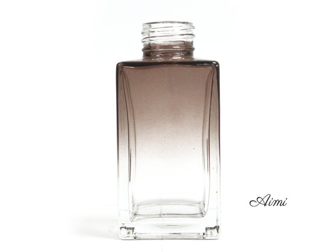 Štvorcová Vysoká Fľaša na Difúzor - Ombré - 100 ml (Varianta Ombré - 100 ml)