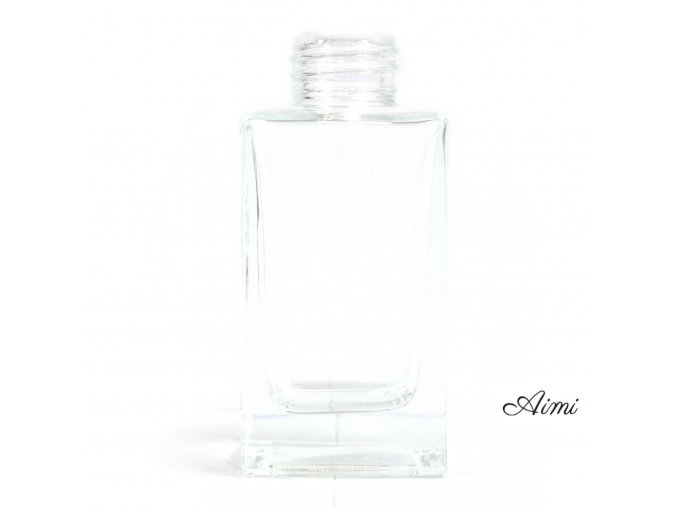 Štvorcová Vysoká Fľaša na Difúzor - Čistá - 100 ml (Varianta Čistá - 100 ml)