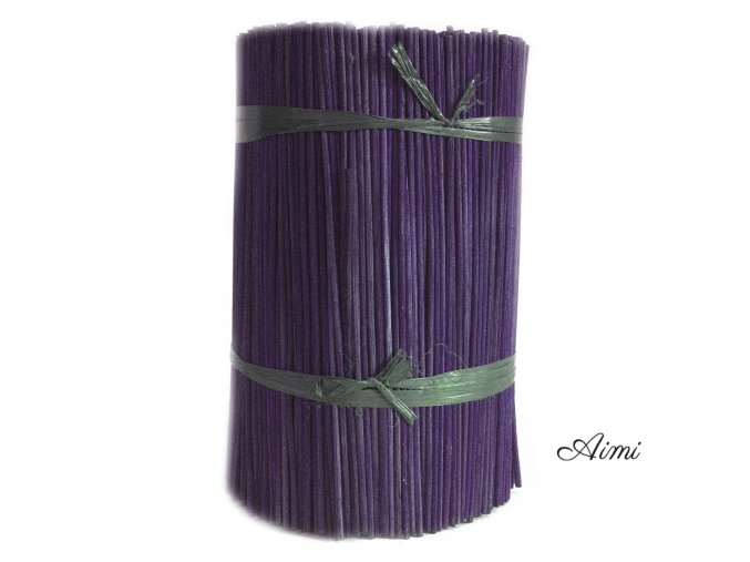 Fialové Difúzne Tyčinky - 25cm x 3mm - 400-500g (Varianta 25cm x 3mm - 400-500g)