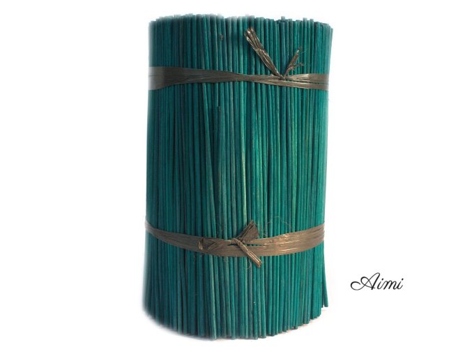 Zelené Difúzne Tyčinky - 25cm x 3mm - 400-500g (Varianta 25cm x 3mm - 400-500g)