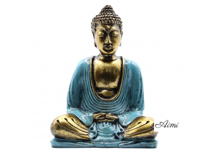 Modrý a Zlatý Buddha - Stredný