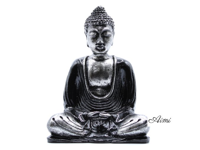 Čierny & Šedý Buddha - Stredný