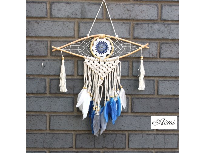 Ochranný Lapač Snov - Malý - Macramé - Rôzne Farby (Varianta Malý - Macramé)