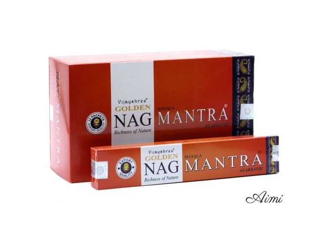15g Vonné Tyčinky Golden Nag - Mantra