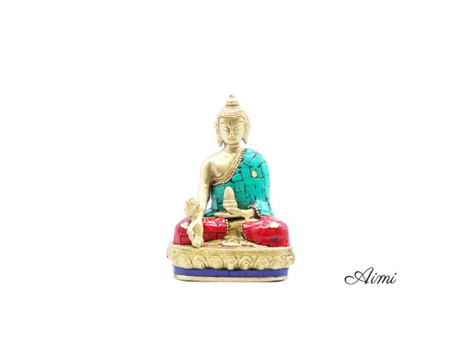 Mosadzná Figúrka Budhu - Ruky Dole - 11.5 cm (Varianta Ruky Dole - 11.5 cm)