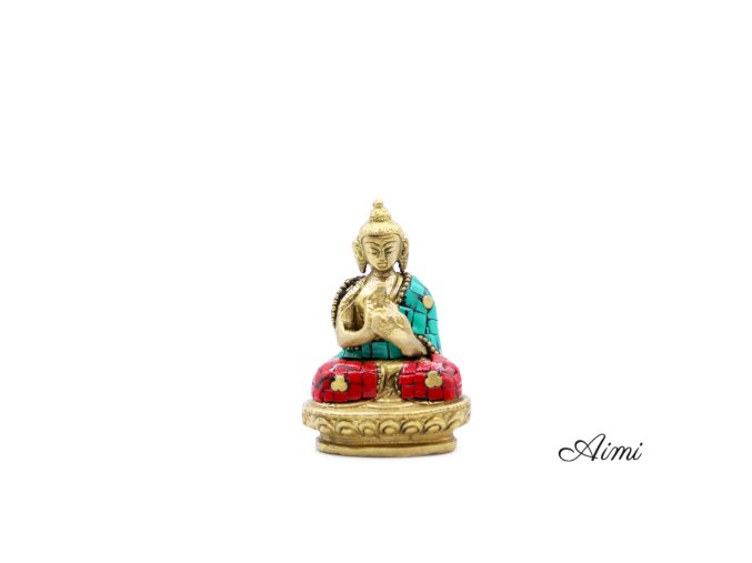 Mosadzná Figúrka Budhu - Požehnanie - 7.5cm (Varianta Požehnanie - 7.5cm)
