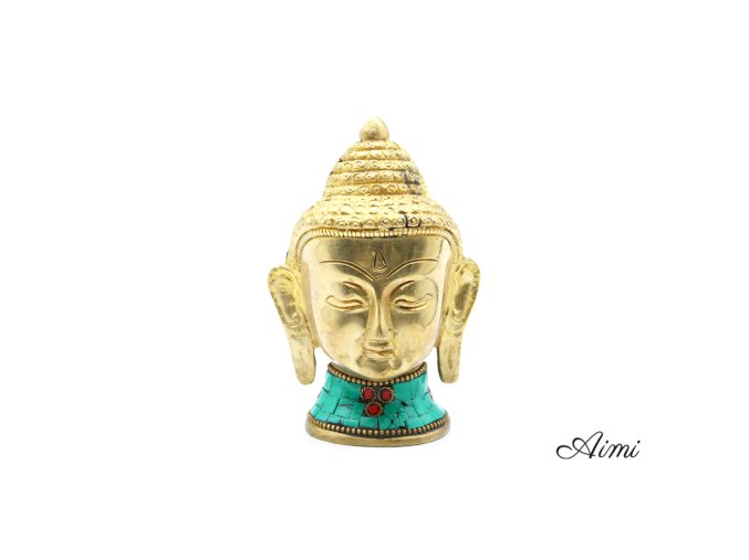 Mosadzná Figúrka Budhu - Veľká Hlava - 11.5 cm (Varianta Veľká Hlava - 11.5 cm)