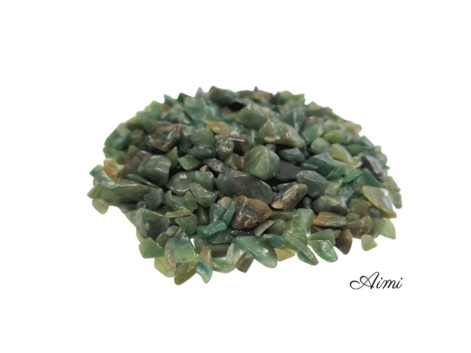 Balenie Kúskov Drahých Kameňov - Zelený Avenurín - 1KG (Varianta Zelený Avenurín - 1KG)