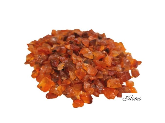 Balenie Kúskov Drahých Kameňov - Karneol - 1KG (Varianta Karneol - 1KG)