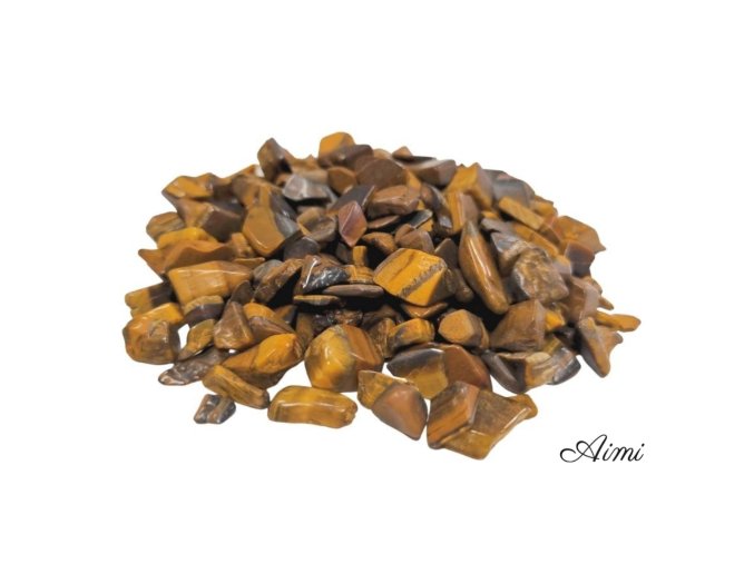 Balenie Kúskov Drahých Kameňov - Tigrie Oko - 1KG
