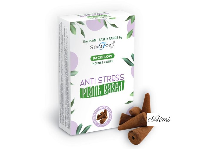 Rastlinné Vonné Kužele Tečúci Dym - Anti Stress