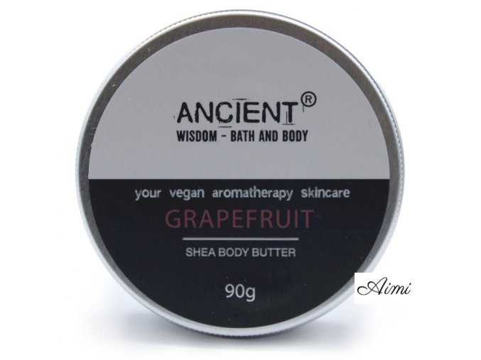 Aromaterapeutické Bambucké Telové Maslo 90g - Grapefruit
