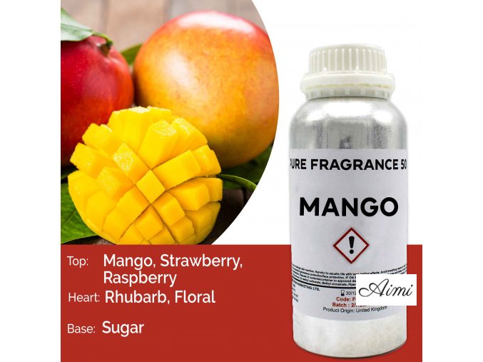 500ml Čistý Vonný Olej - Mango