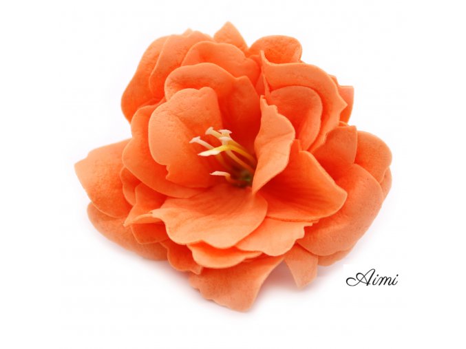 Mydlové Kvety pre Šikovné Ruky - Malá Pivonka- Oranžová