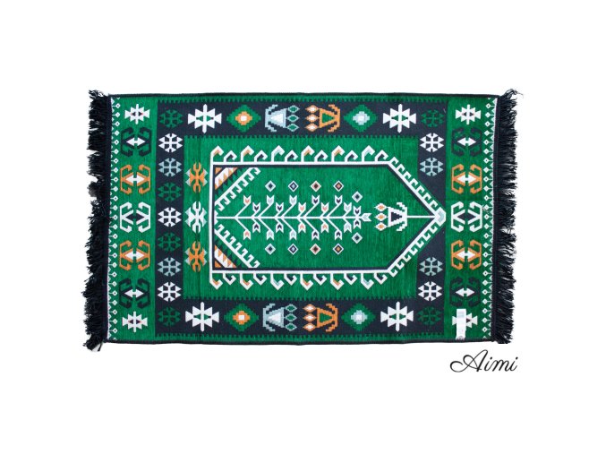 Koberec Kilim 125x80 cm - Zelený