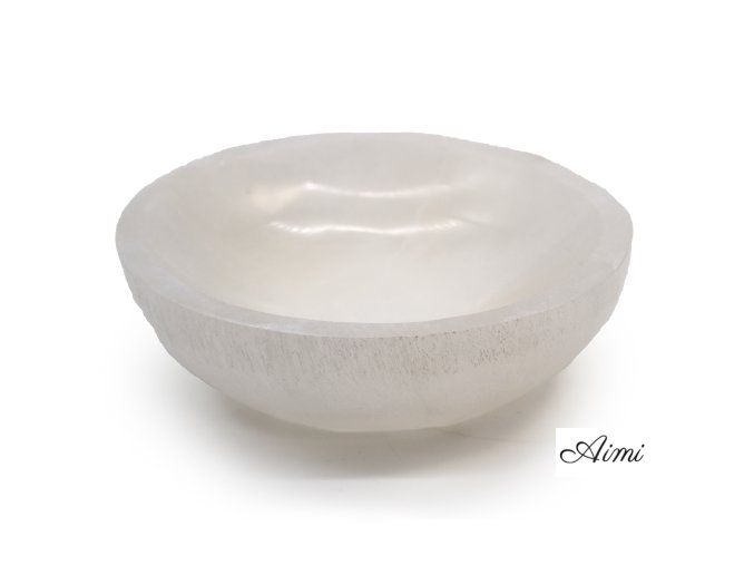 Selenitová Okrúhla Miska - 15cm