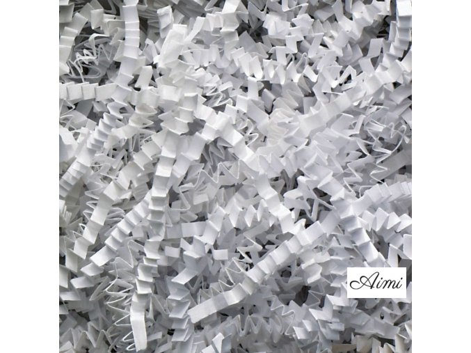 ZigZag DeLux Papierová Striž – Biela (1 kg)