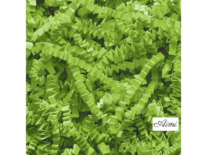 ZigZag DeLux Papierová Striž - Limetkovo Zelená (1KG)