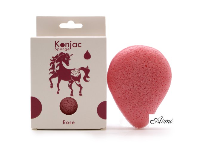 Konjac Špongia Slza - Ruža - Proti Starnutiu (Varianta Ruža - Proti Starnutiu)