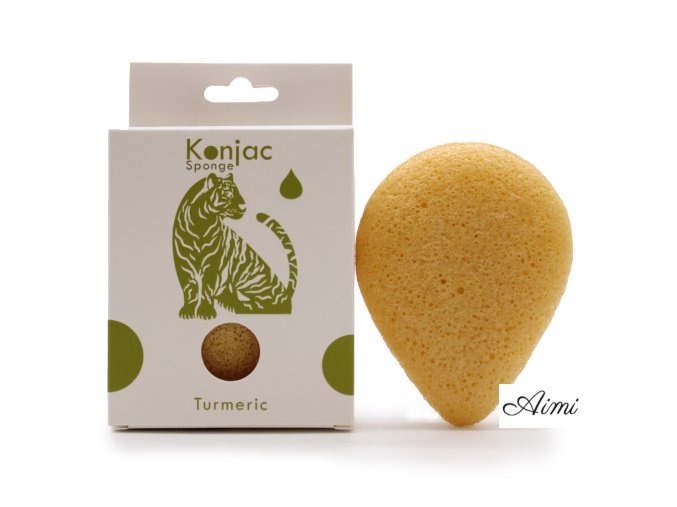 Konjac Špongia Slza - Kurkuma - Proti Vráskam (Varianta Kurkuma - Proti Vráskam)