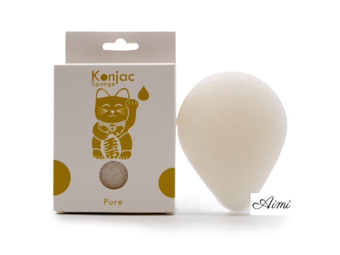 Konjac Špongia Slza - Prírodná - Citlivá Pleť (Varianta Prírodná - Citlivá Pleť)