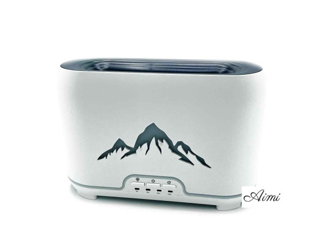 Himalaya Aroma Diffuser - USB-C - Fernbedienung - Flammeneffekt