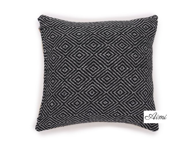 Obliečka na Vankúš - Bludisko - Čierna - 40x40cm (Varianta Bludisko - Čierna)